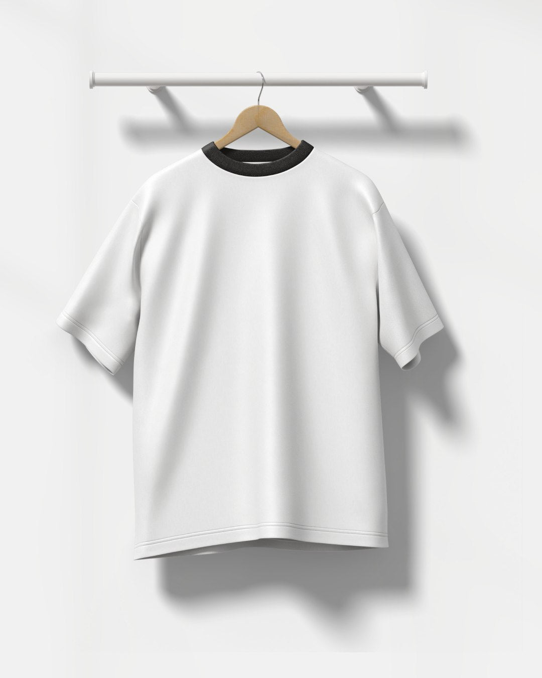 Born To Be A Coder White Oversized T Shirt