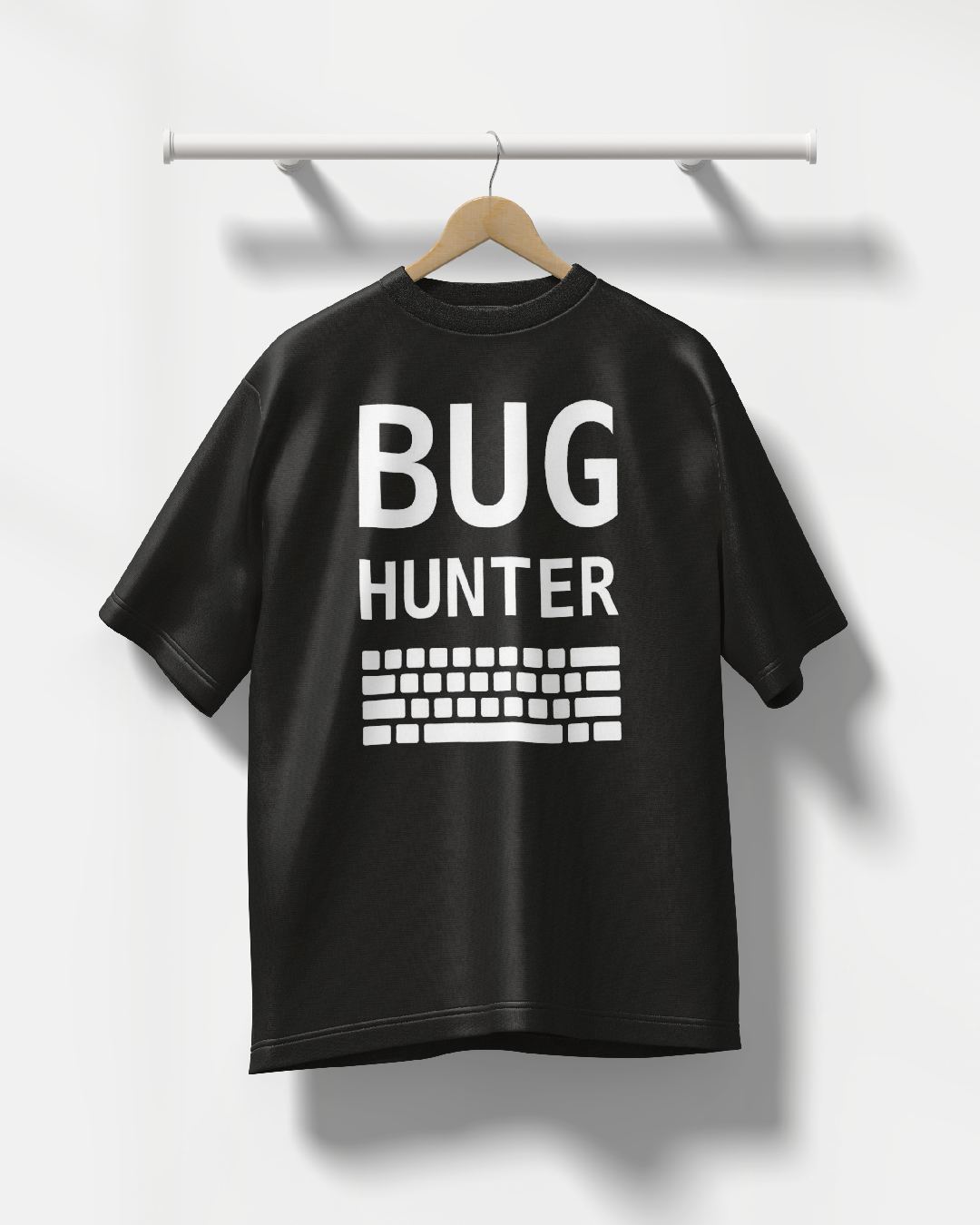 Bug Hunter Coding Black T Shirt