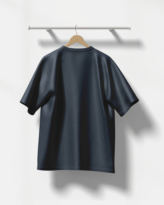 I Am A Programmer Navy Blue Oversized T Shirt